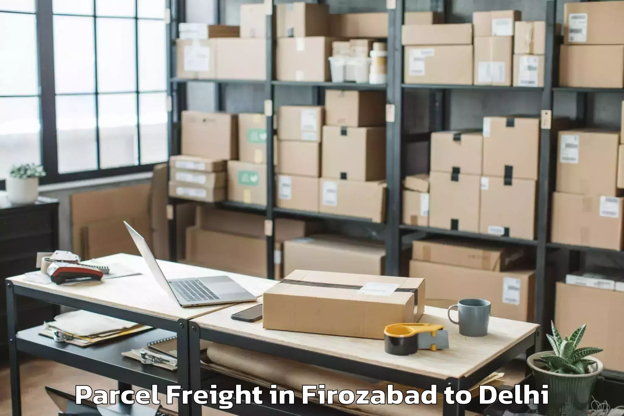 Leading Firozabad to Unity One Mall Janakpuri Parcel Freight Provider